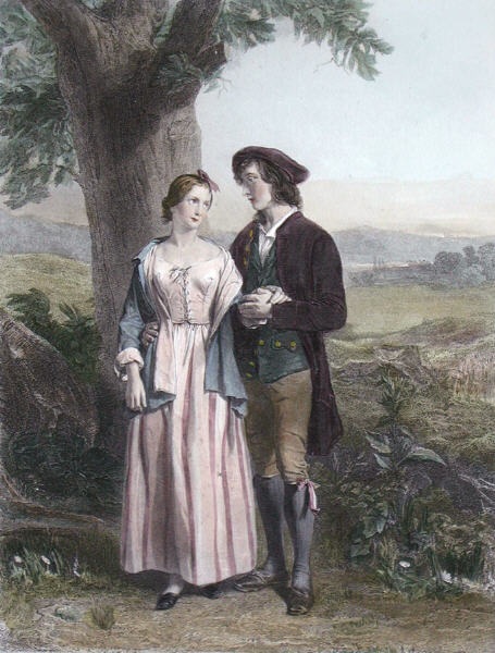 Romantic Couple by Alexander Johnston (Engraved by J. Jenkins)
